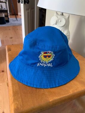 PICK ANY 3 ITEMS FOR $10 - New Reversible Pepsi Blue Logo Bucket Hat